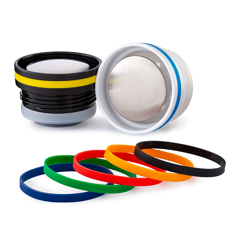 Thermobecher RETUMBLER-myDrinqeo Deckel Thermobecher RETUMBLER-myDrinqeo Deckelfarben und Eigenschaften