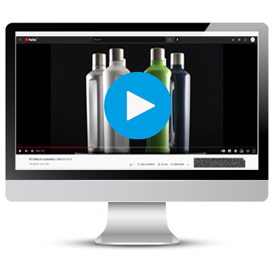 Vidéos de Reflects Écran avec vidéo et bouton de lecture