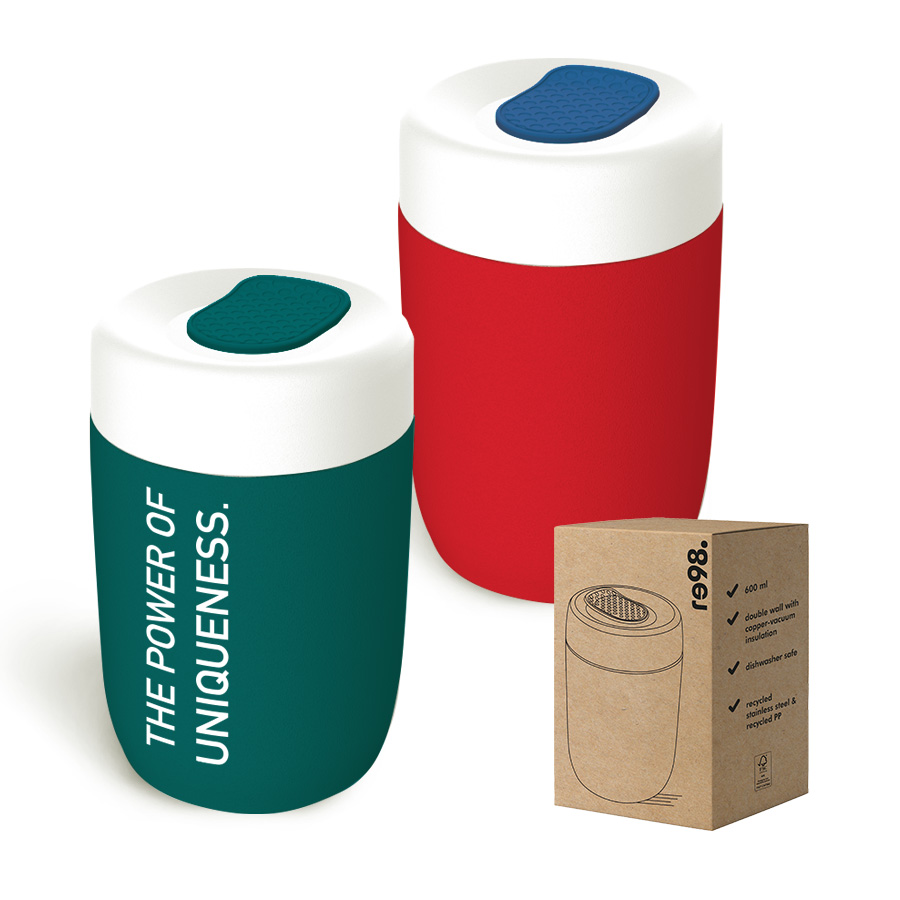 custom-made Thermo Lunch Pot RE98-myNizza green and red Lunch Pots as custom-made products