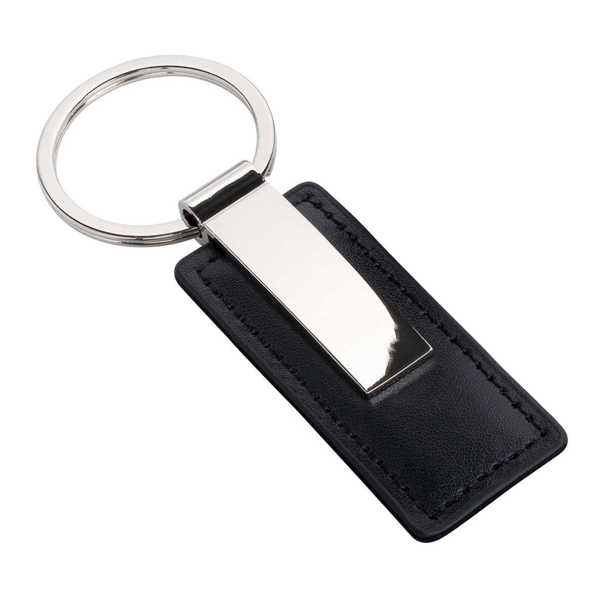 Sleutelhanger RE98-PERRIS RECTANGULAR glanzend zilver Sleutelhanger RE98-PERRIS RECTANGULAR glanzend zilver