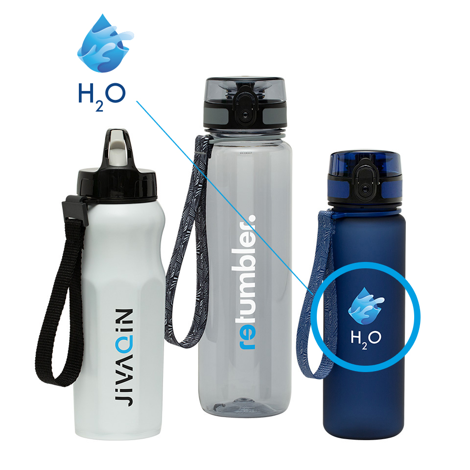Retumbler myCasan and myRiyan with logo Retumbler myCasan and myRiyan with individual logos