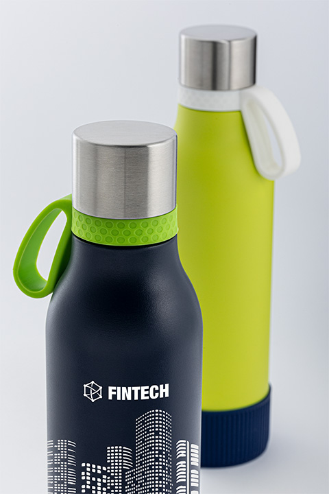 Drinking bottle myToulon II with promotional print Drinking bottles with print on the body