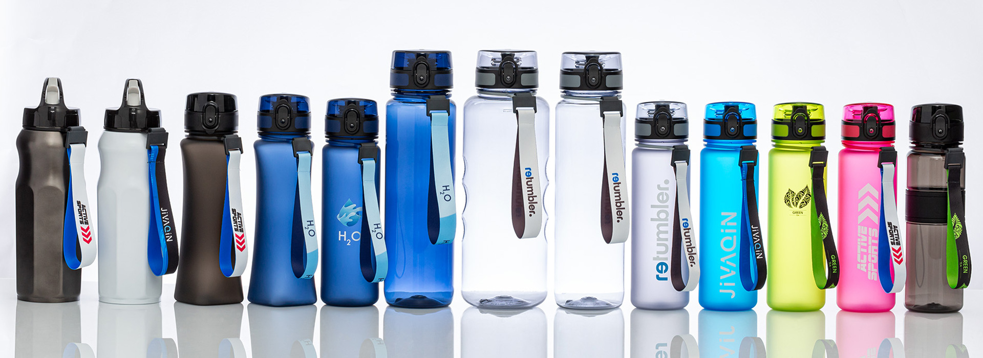 Gourdes Retumbler avec dragonne individuelle Gourdes Retumbler personnalisées avec logo et dragonne individuelle