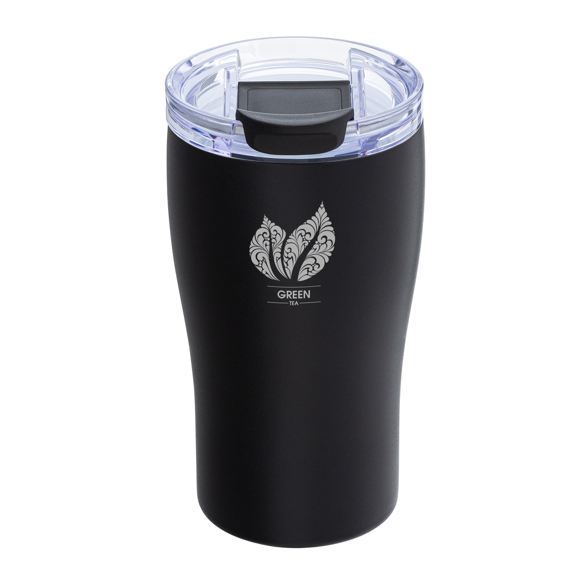 Thermobecher RETUMBLER-MEZZO CERAMIC "GreenTea" schwarz veredeltes Muster Thermobecher RETUMBLER-MEZZO CERAMIC "GreenTea" schwarz veredeltes Muster