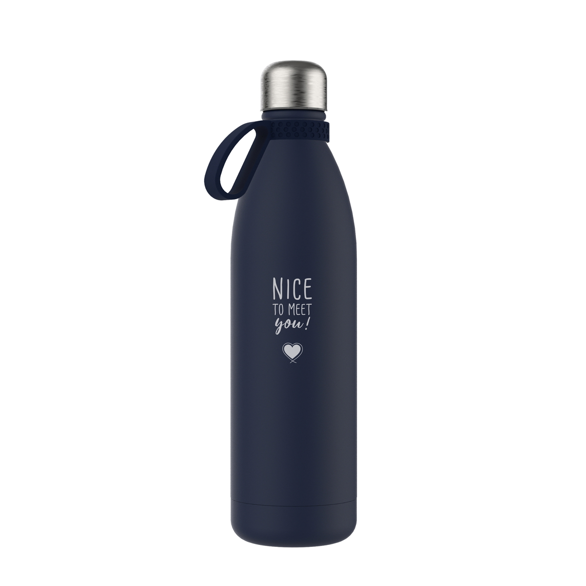 Thermotrinkflasche RETUMBLER-NIZZA XL marineblau veredeltes Muster Thermotrinkflasche RETUMBLER-NIZZA XL marineblau veredeltes Muster