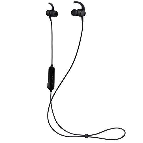 Sports headphones REEVES-MAILAND black - 52432-BK black jogging headphones in black