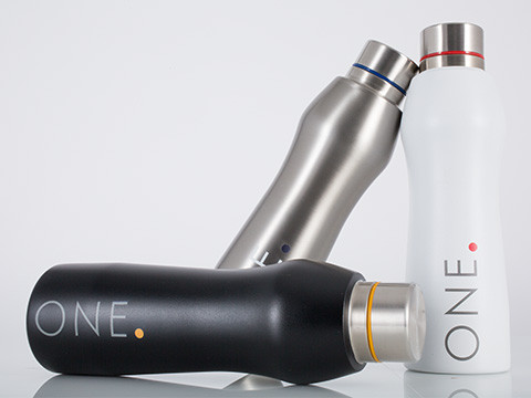 stainless steel drinking bottle Gibraltar by RETUMBLER 3 stainless steel bottles with logo
