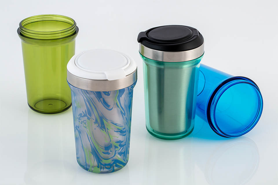 myVivero thermo mug as a custom-made product myVivero thermo mugs in various designs