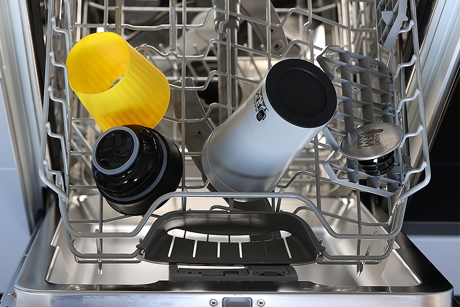 myKingston thermo mug is dishwasher safe All parts of myKingston mug in dishwasher