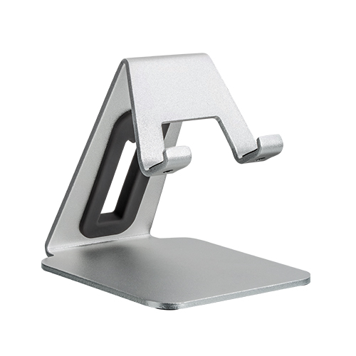 Mobile phone stand REEVES-WALSALL silver - 52383-SR silver smartphone stand for the desk
