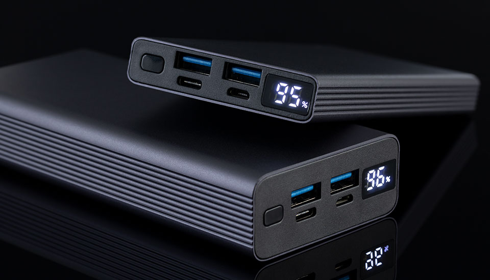 Powerbanks as promotional items black powerbanks as promotional items from REEVES