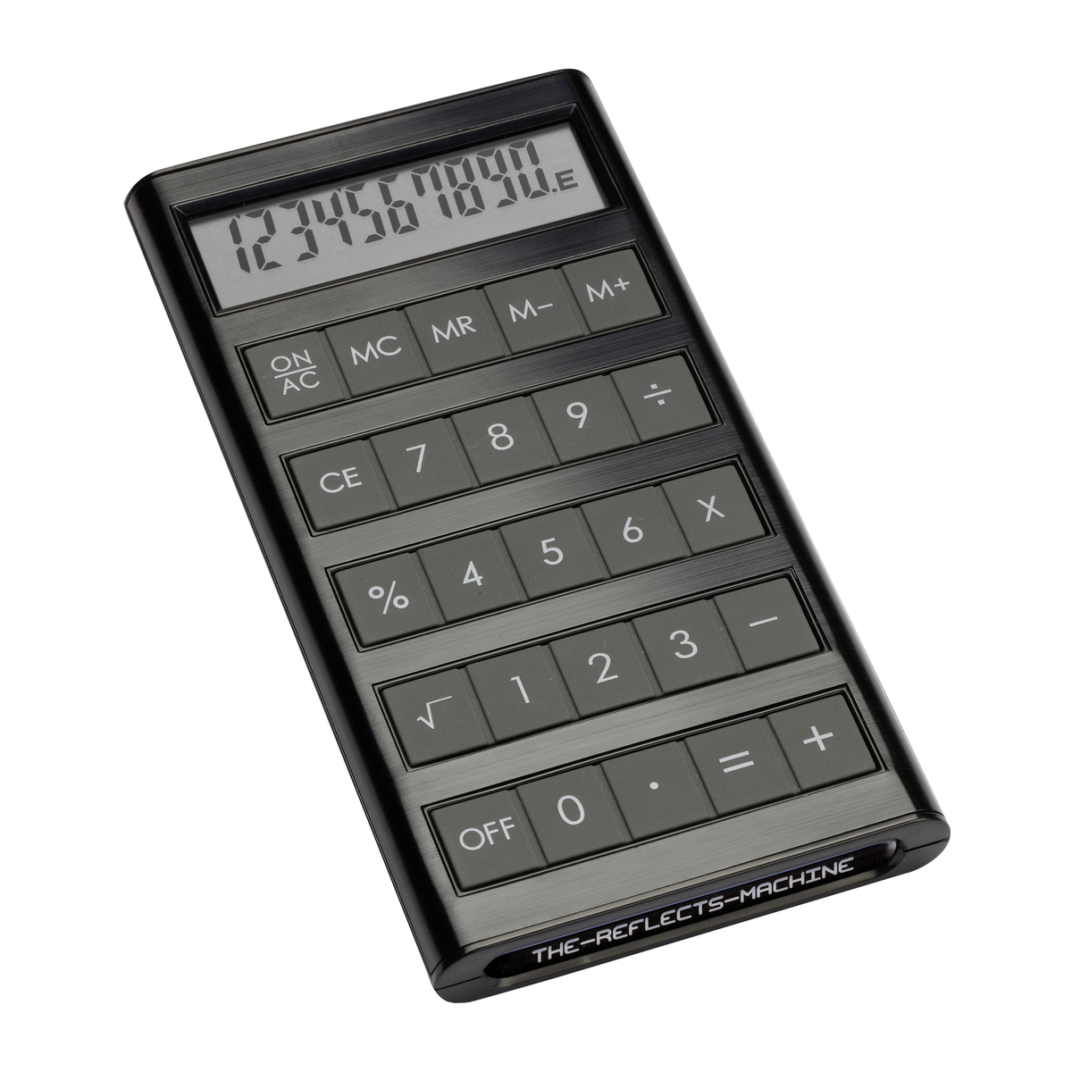 Calculatrice solaire REEVES-MACHINE noir Calculatrice solaire REEVES-MACHINE noir