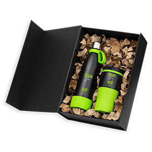 REFLECTS geschenkset 1 met RETUMBLER-NIZZA en RETUMBLER-BAYAMO MEZZO CORPORATE Geopende geschenkset 1 met RETUMBLER-NIZZA en RETUMBLER-BAYAMO MEZZO CORPORATE