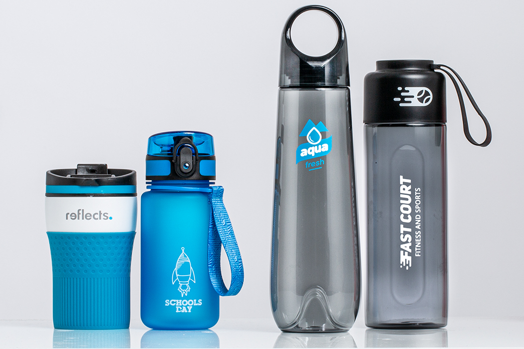 Drinkware mit Tampondruck Retumbler Becher und Trinkflaschen mit Tampondruck