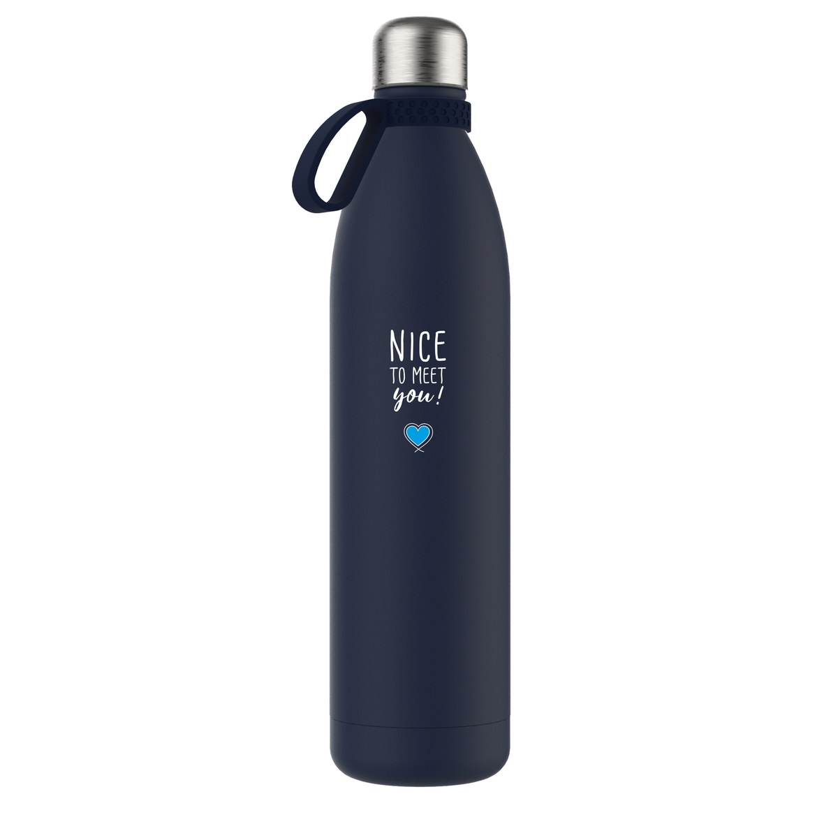 Thermotrinkflasche RETUMBLER-NIZZA XXL marineblau veredeltes Muster Thermotrinkflasche RETUMBLER-NIZZA XXL marineblau veredeltes Muster