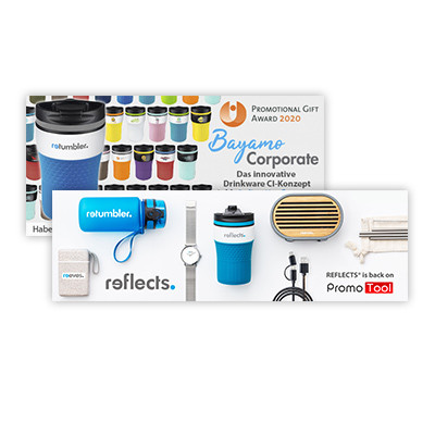 Bannière en ligne REFLECTS La bannière en ligne REFLECTS