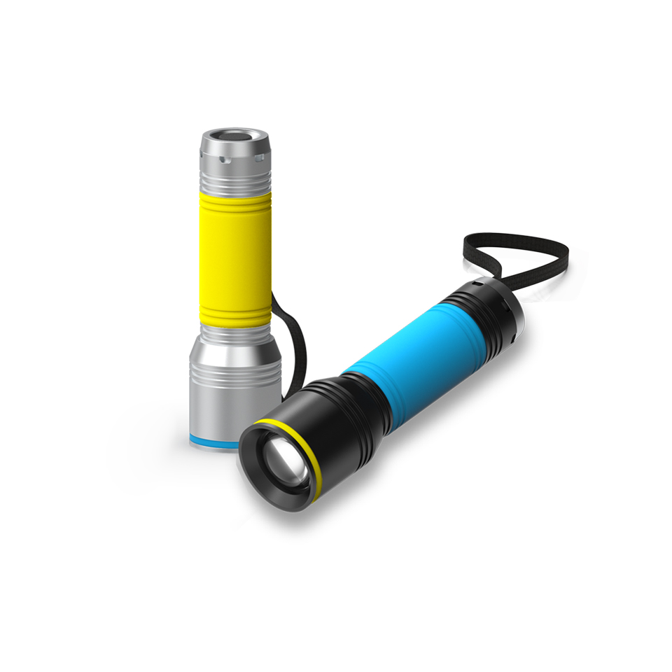Promotional torch myFlash in colour variations Promotional product LED torch myFlash in two colour variations