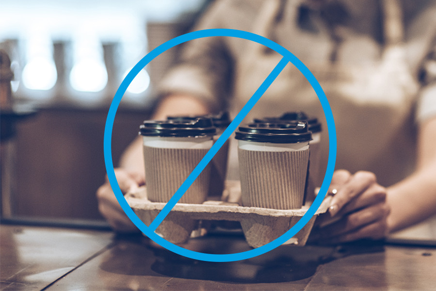 Coffee Disposable Cup Ban Stops disposable coffee cups