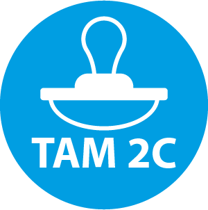 Tampondruck 2C Grafik Tampondruck zweifarbig
