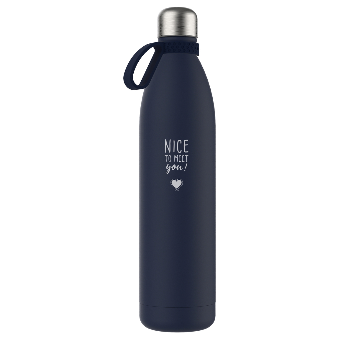 Thermotrinkflasche RETUMBLER-NIZZA XXL marineblau veredeltes Muster Thermotrinkflasche RETUMBLER-NIZZA XXL marineblau veredeltes Muster