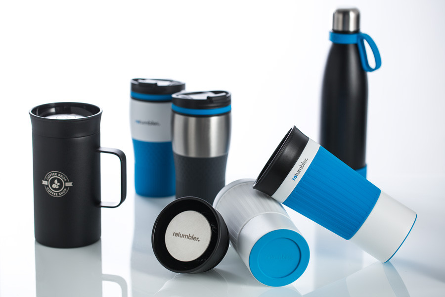 RETUMBLER brand for mugs and bottles various thermo mugs and bottles from RETUMBLER