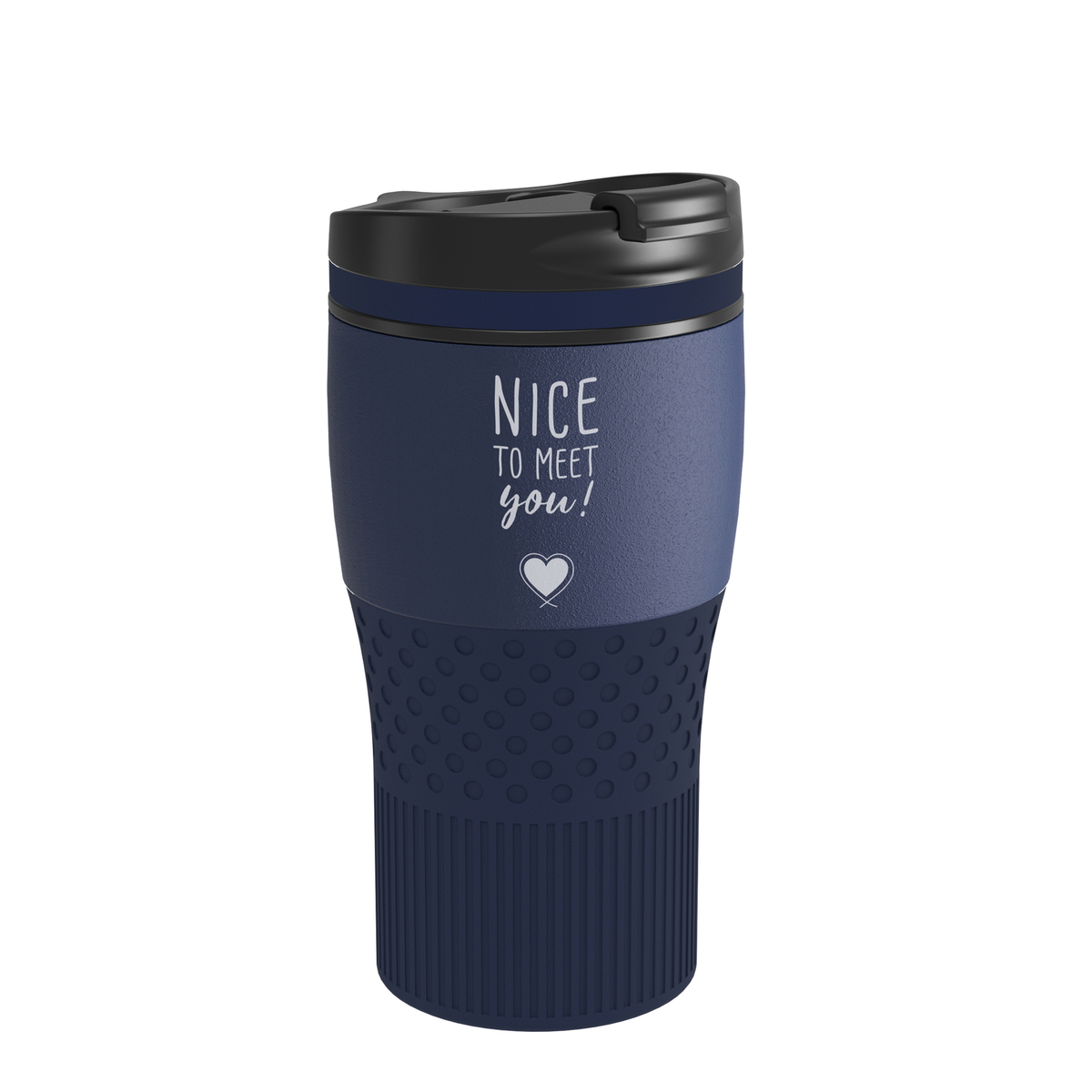 Thermobecher RETUMBLER-BAYAMO MEZZO CORPORATE marineblau veredeltes Muster Thermobecher RETUMBLER-BAYAMO MEZZO CORPORATE marineblau veredeltes Muster