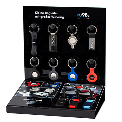 Présentoir de porte-clés RE98 Présentoir de différents porte-clés RE98