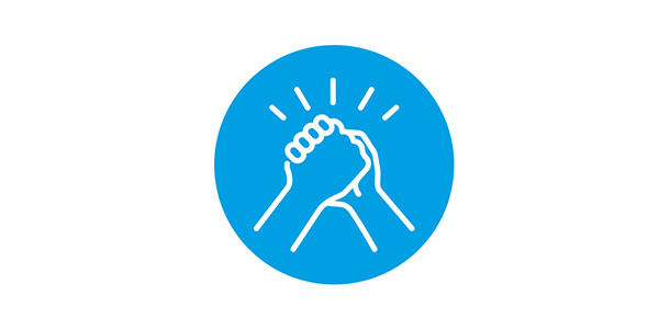 Hoge Vijf Handen Icoon