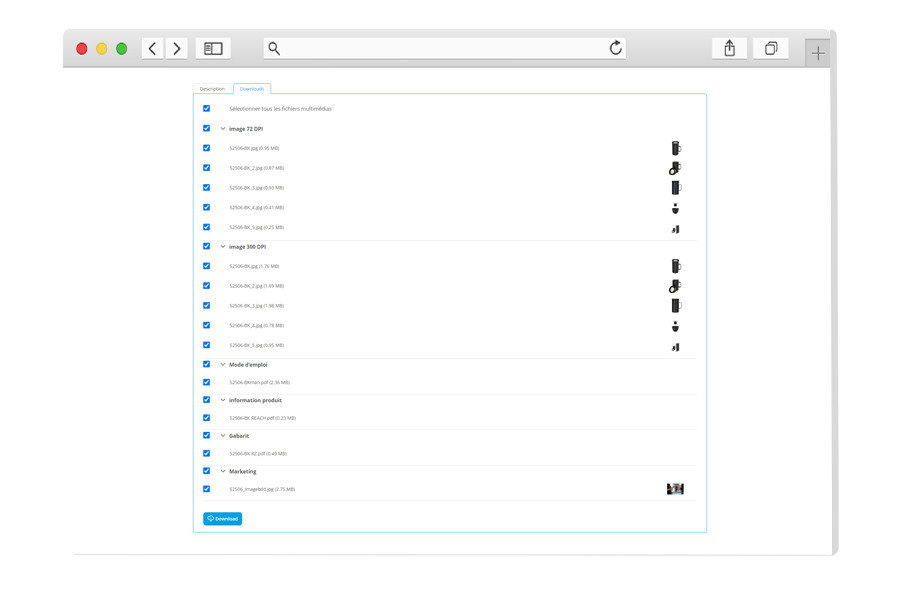 REFLECTS Download area REFLECTS Downlaod area - images, mode d'emploi, informations sur le produit, Gabarit