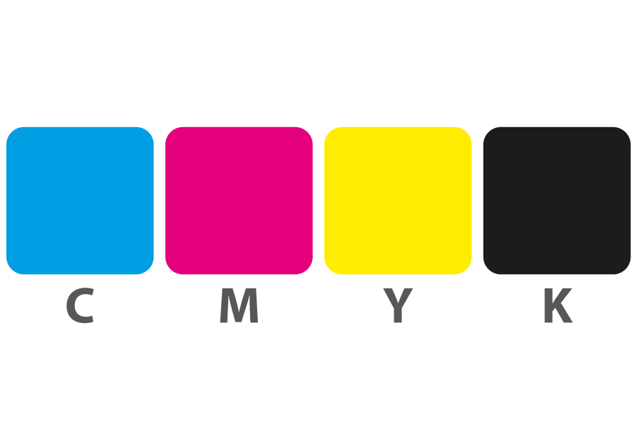 CMYK kleurenpalet CMYK-kleurvelden
