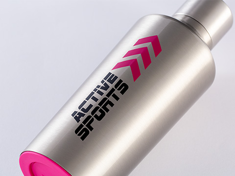 Thermotrinkflasche myDrinqeo mit Veredelung Thermotrinkflasche myDrinqeo mit Active Sports Logo