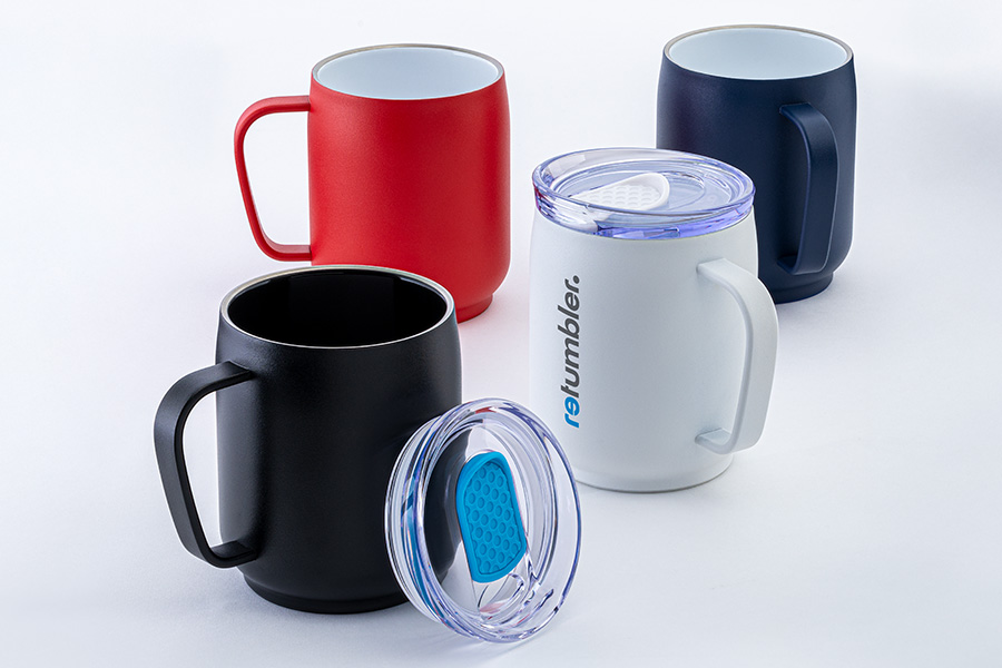 RETUMBLER-myNizza thermische koppen myNizza thermische kop met keramische coating in 4 kleuren