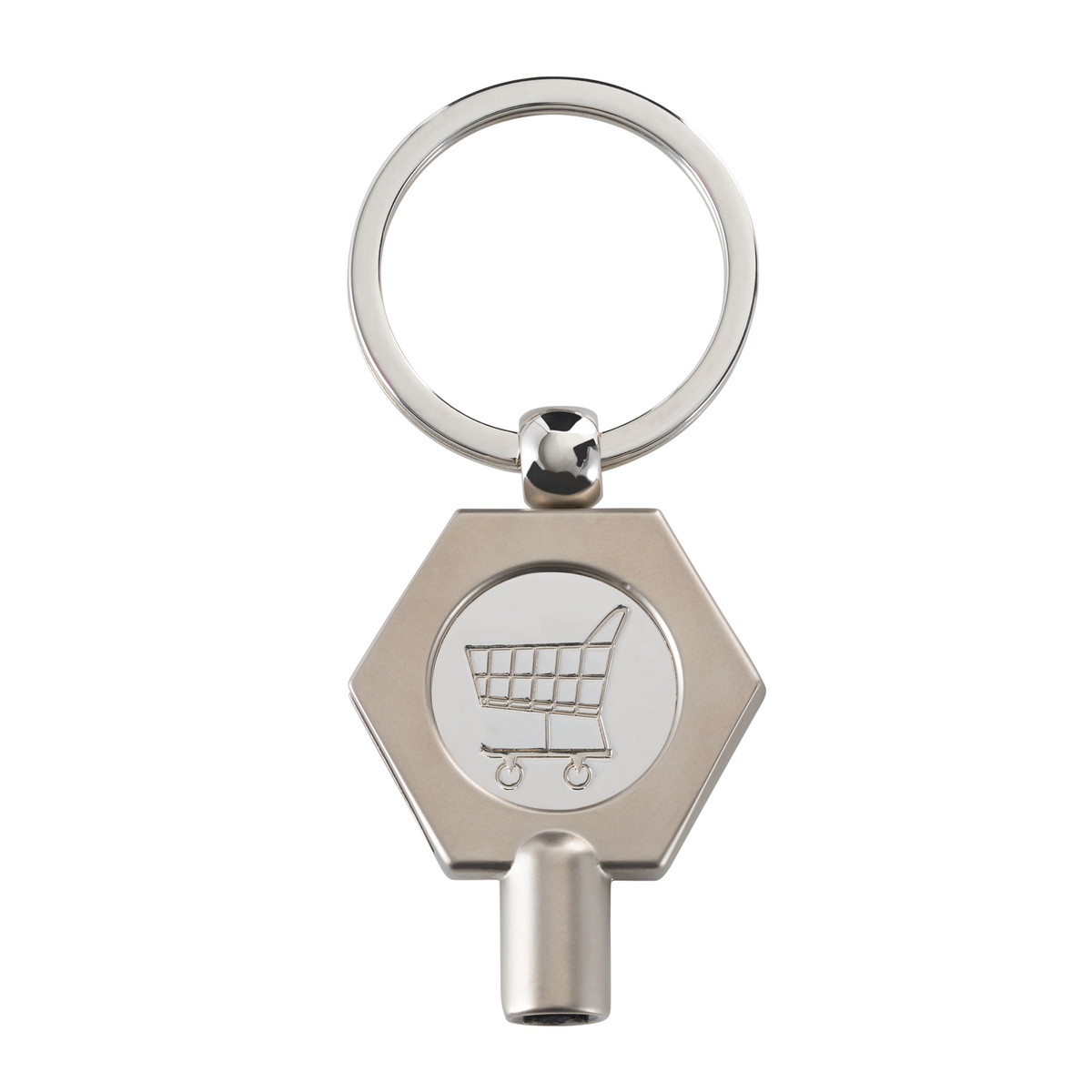 Key Ring with Radiator Key RE98RADIATORKEY mattsilver finish matt
