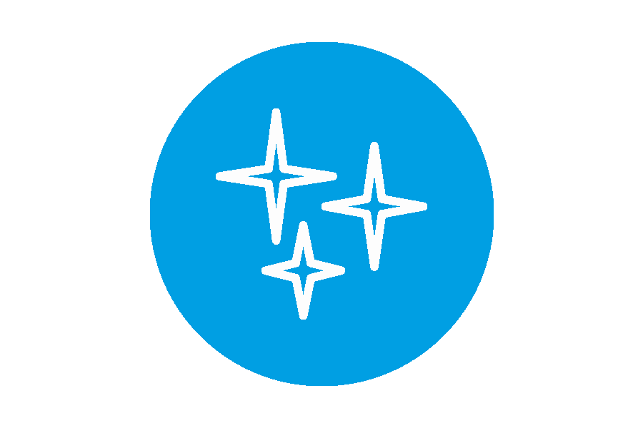 Veredelungs Icon Icon Sternchen als Glanz