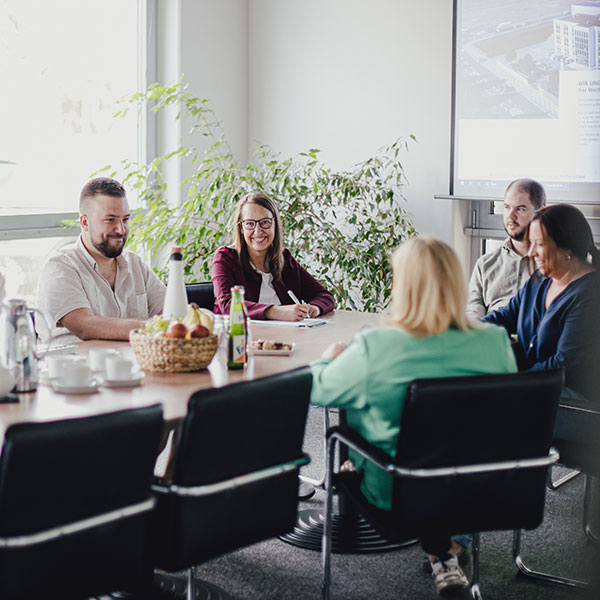Meeting bei Reflects Arbeiten bei Reflects - Meeting