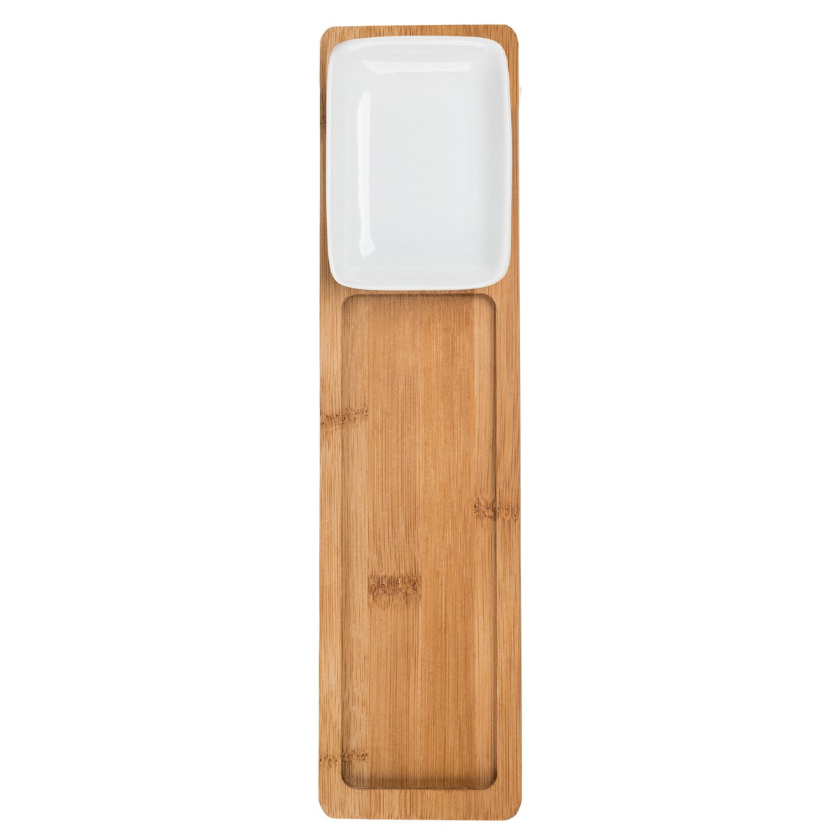 Bamboo tray with plate REFLECTS-LIDA