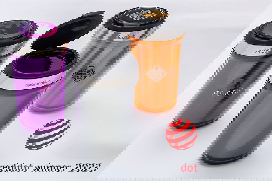myVivero winner Red Dot Design Award 2023 different myVivero mugs with Red Dot Award Logo