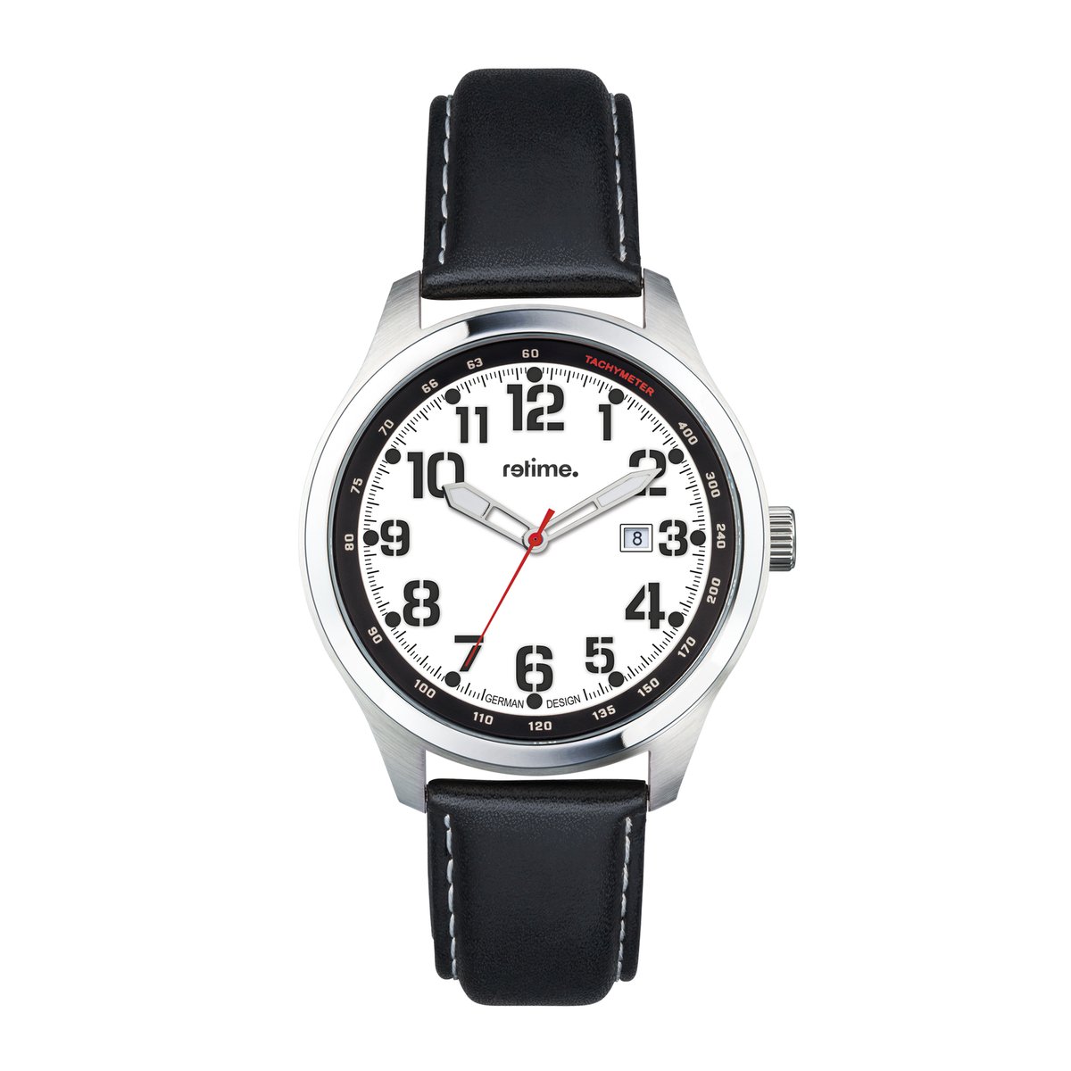 Armbanduhr RETIME-AUTOMATIK 950-2 weiß 46mm