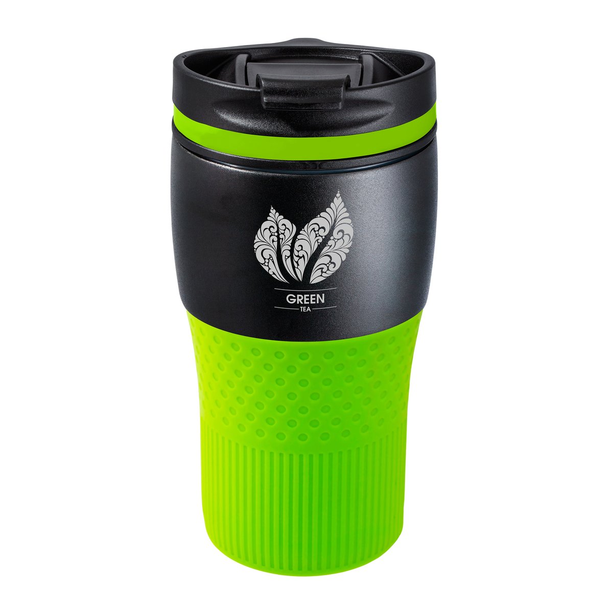 Thermo mug RETUMBLER-BAYAMO MEZZO CORPORATE "Green" black/light green/light green branded sample