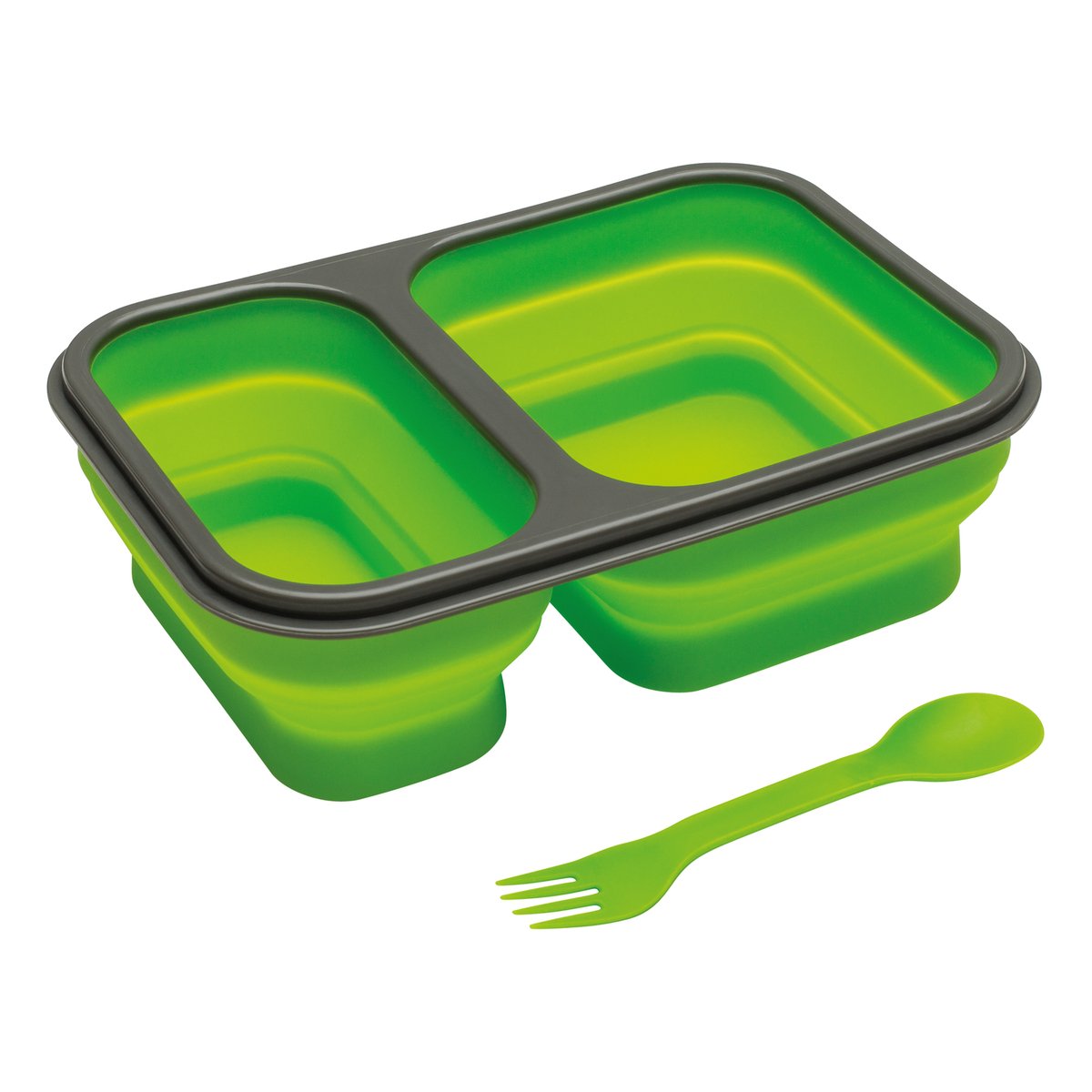 Essensbehälter mit Besteck REFLECTS-SILLIAN hellgrün L