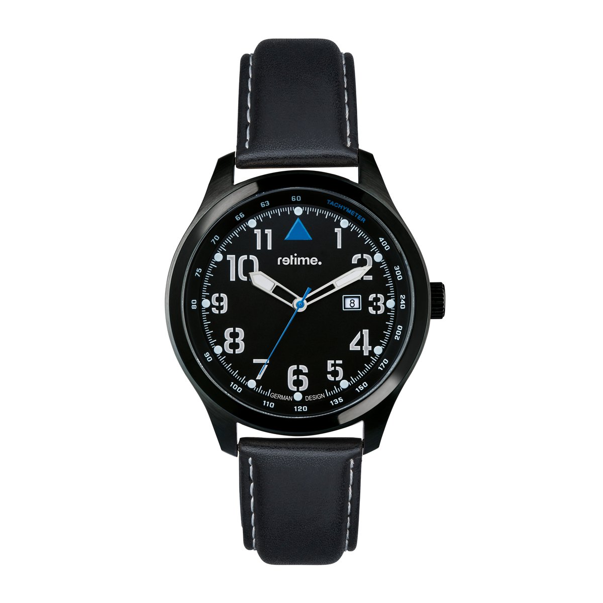 Armbanduhr RETIME-PILOT 750-101 schwarz/schwarz 46mm