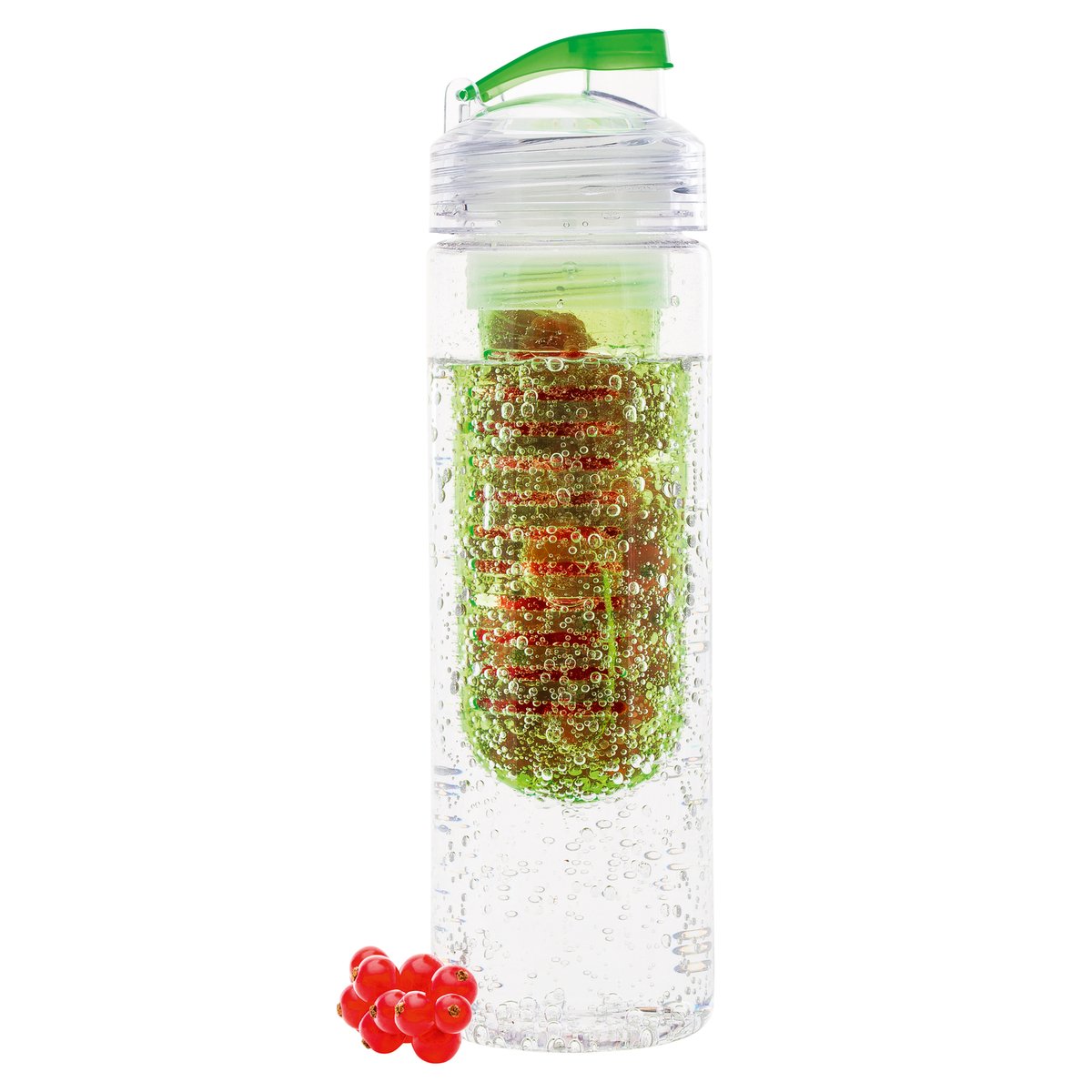 Trinkflasche mit Fruchtbehälter RETUMBLER-JOLIETTA grün