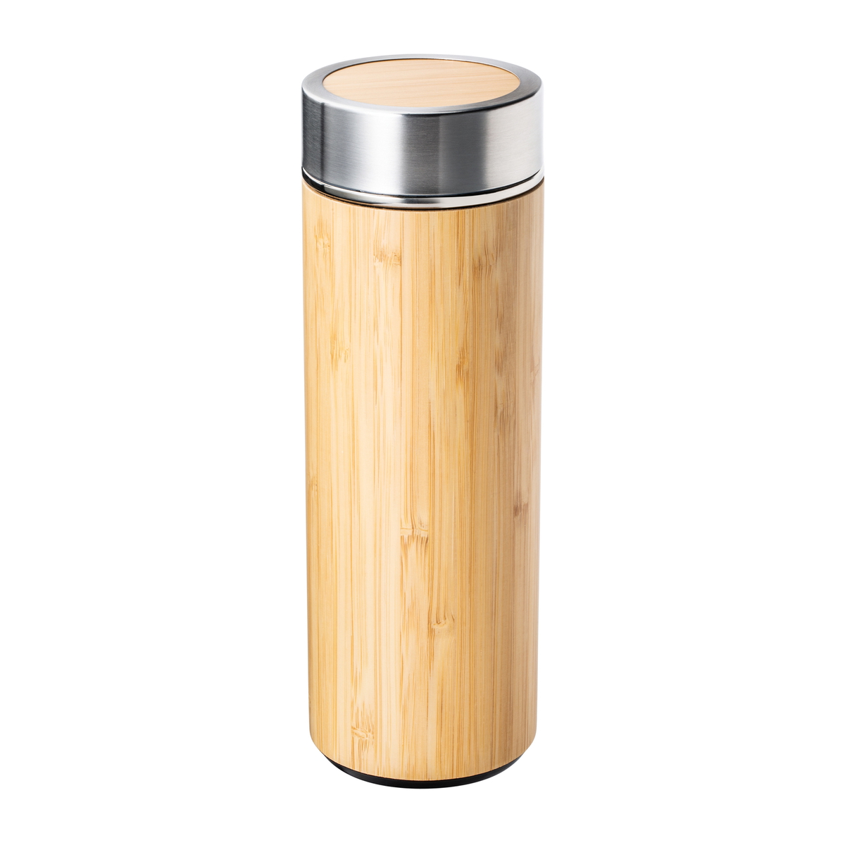 Insulated Flask with Stainless Steel and Bamboo with Tea Strainer RETUMBLER-ADAMUZ Insulated Flask with Stainless Steel and Bamboo with Tea Strainer RETUMBLER-ADAMUZ