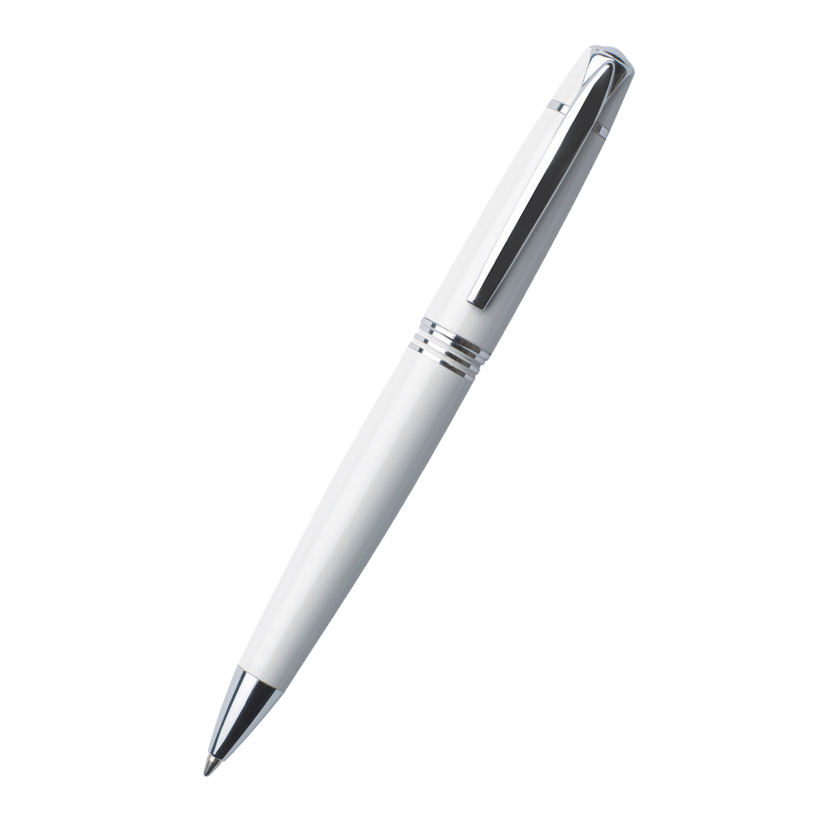 Stylo à bille CLIC CLAC-VANCOUVER blanc éclatant Stylo à bille CLIC CLAC-VANCOUVER blanc éclatant