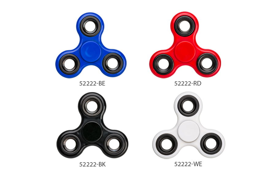 FELECTS Fidget Spinner in blau, rot, schwarz und weiß