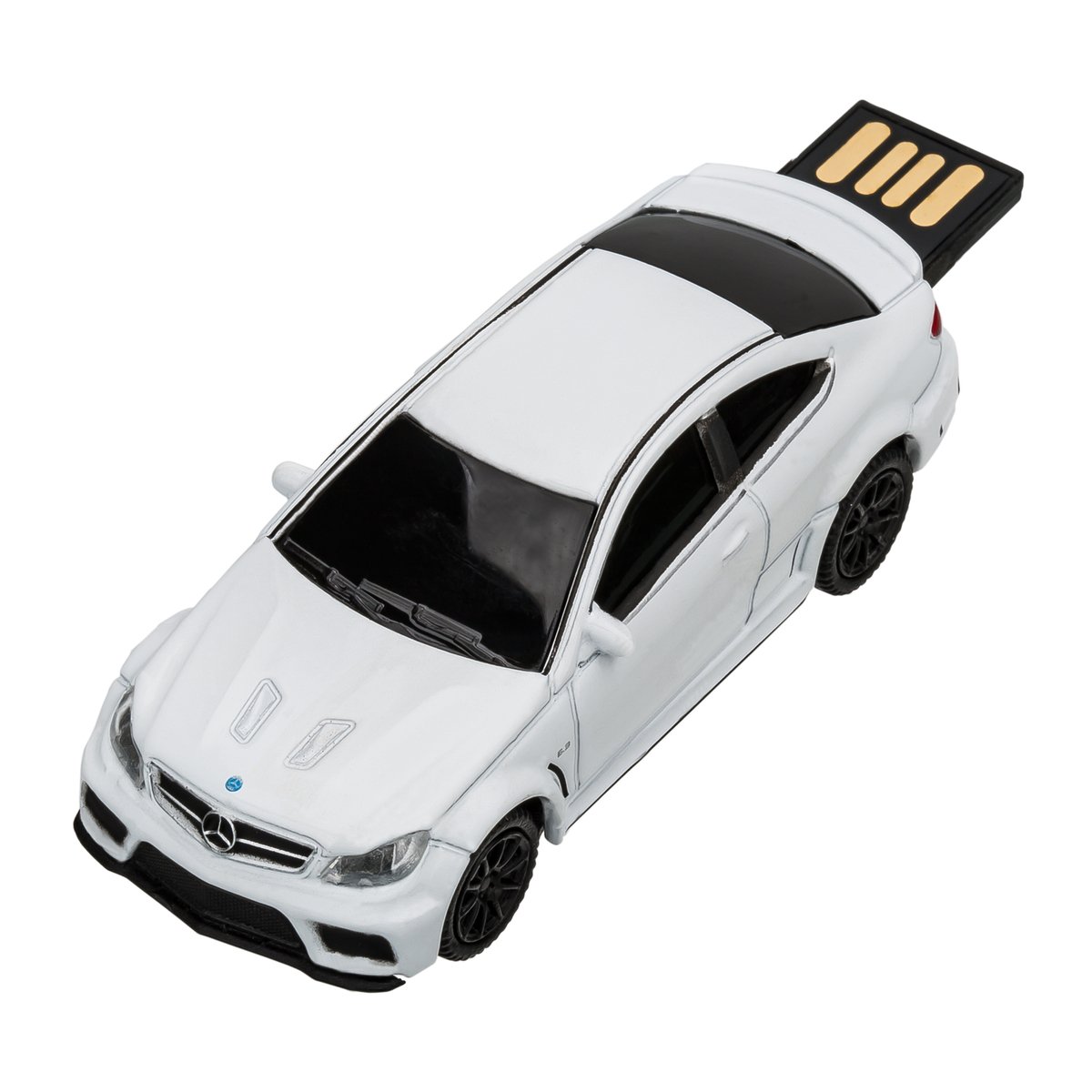USB flash drive Mercedes Benz C63 AMG 1:72 WHITE 16GB
