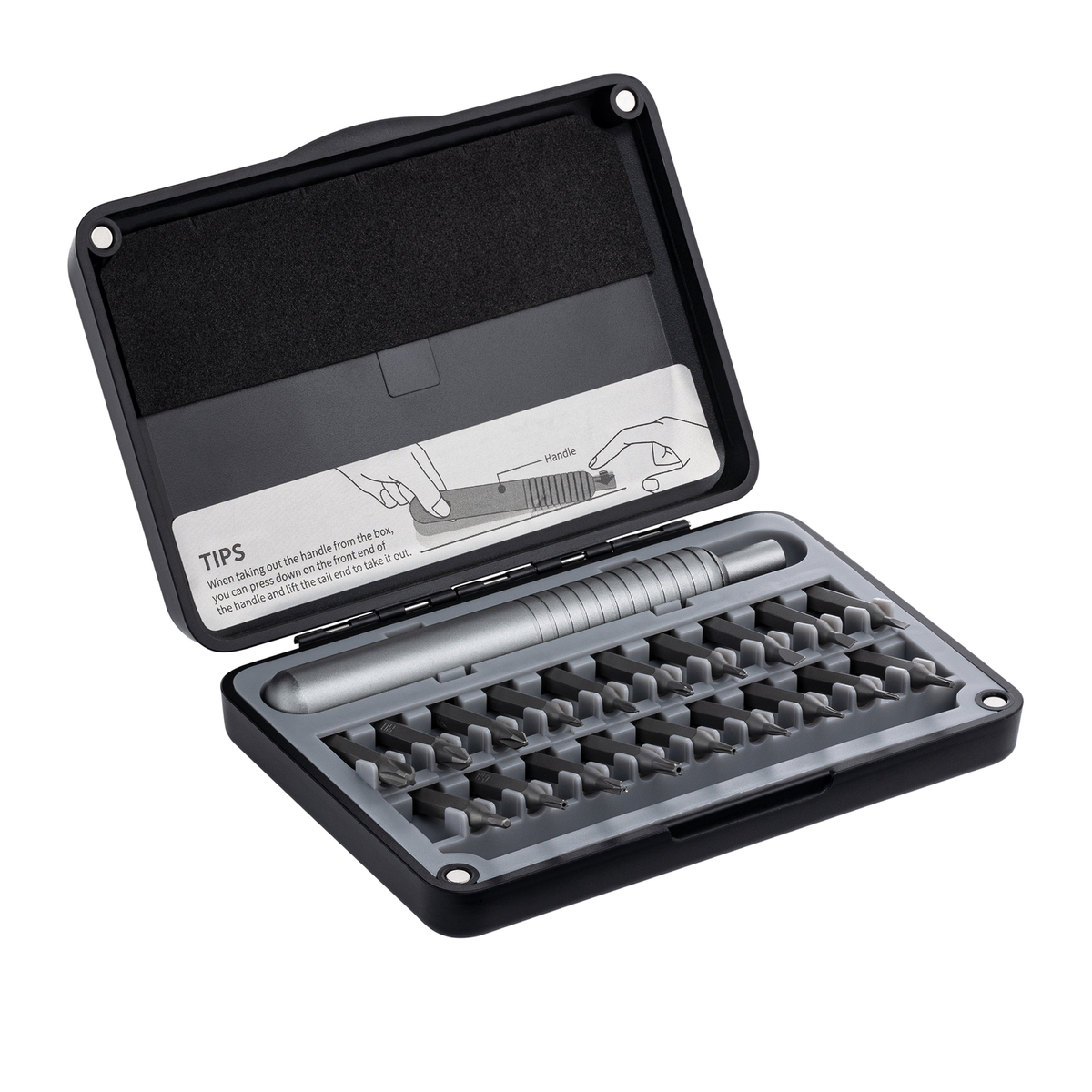 Tool set RE98-BIT OF WORK black Tool set RE98-BIT OF WORK black