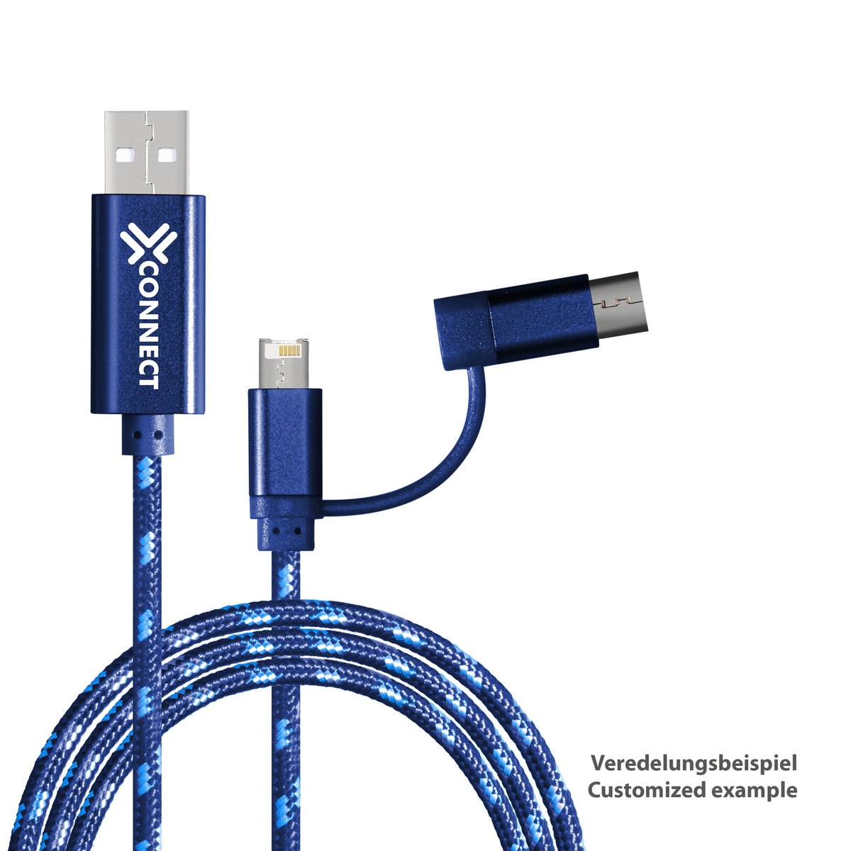 3-in-1 Charging Cable REEVES-ASSISI blue