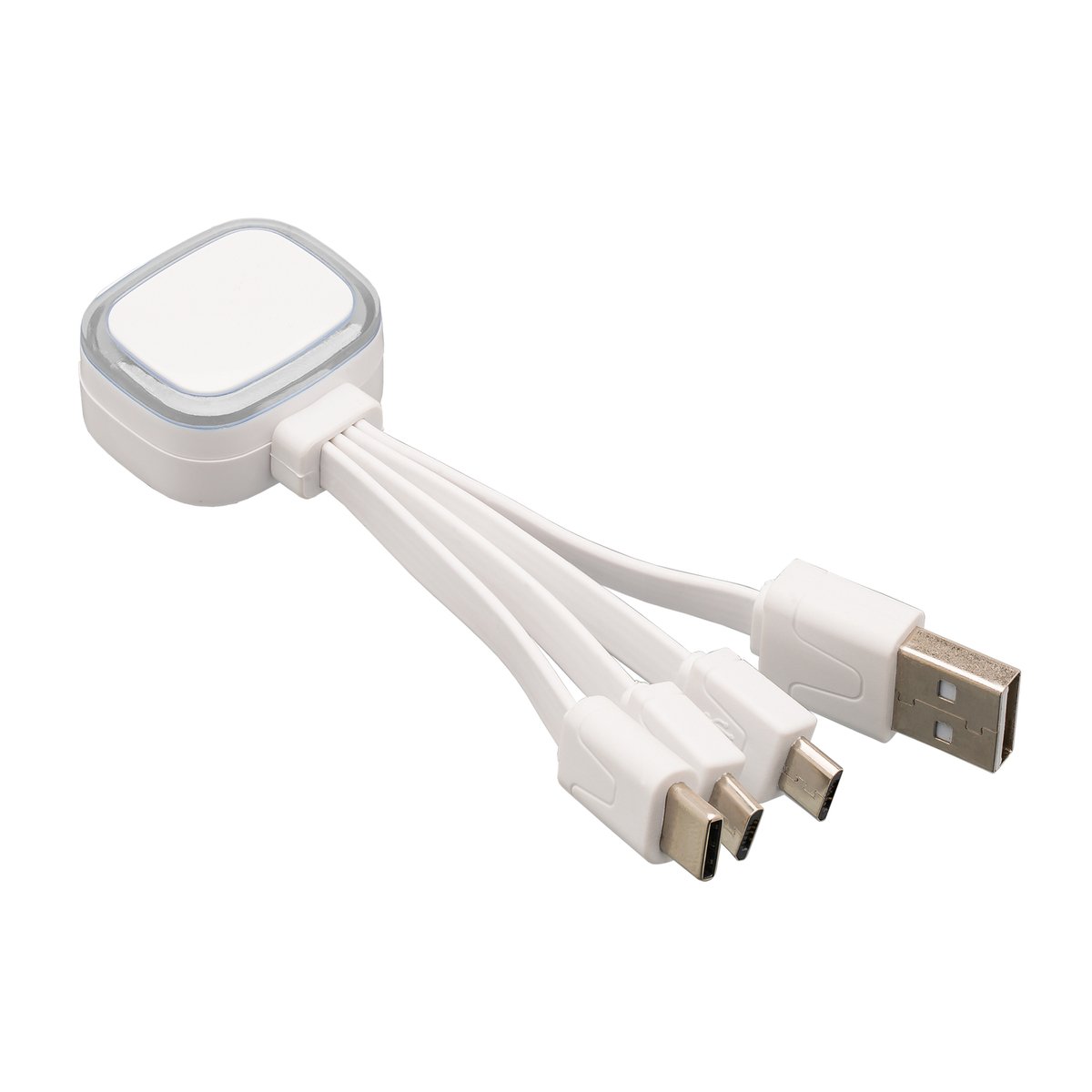 Multi USB charging cable COLLECTION 500 clear