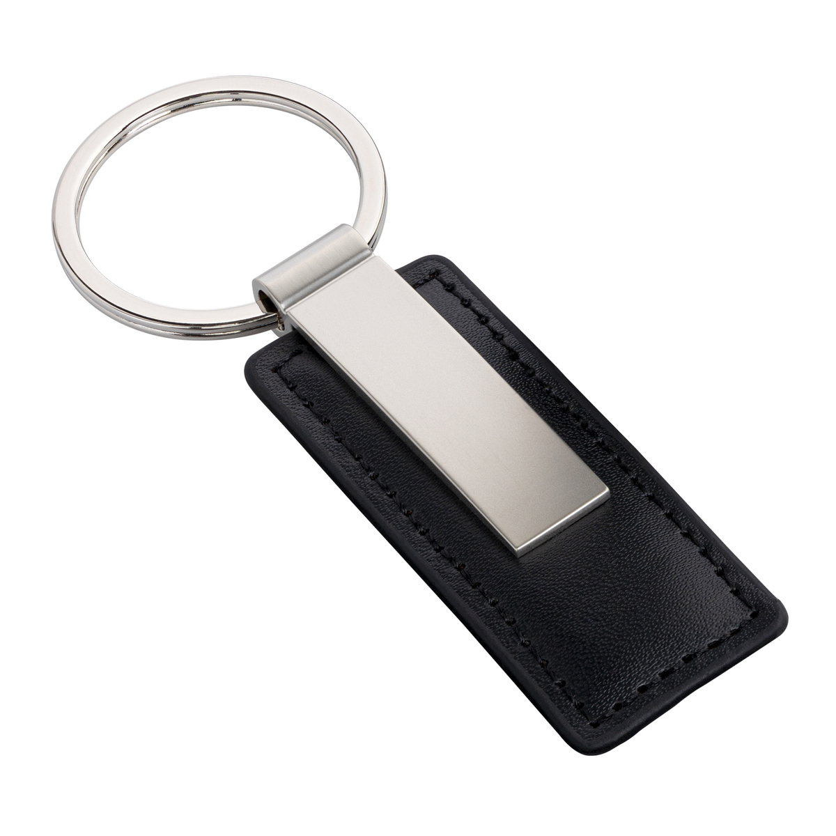 Key Ring RE98-PERRIS RECTANGULAR matt-silver finish Key Ring RE98-PERRIS RECTANGULAR matt-silver finish